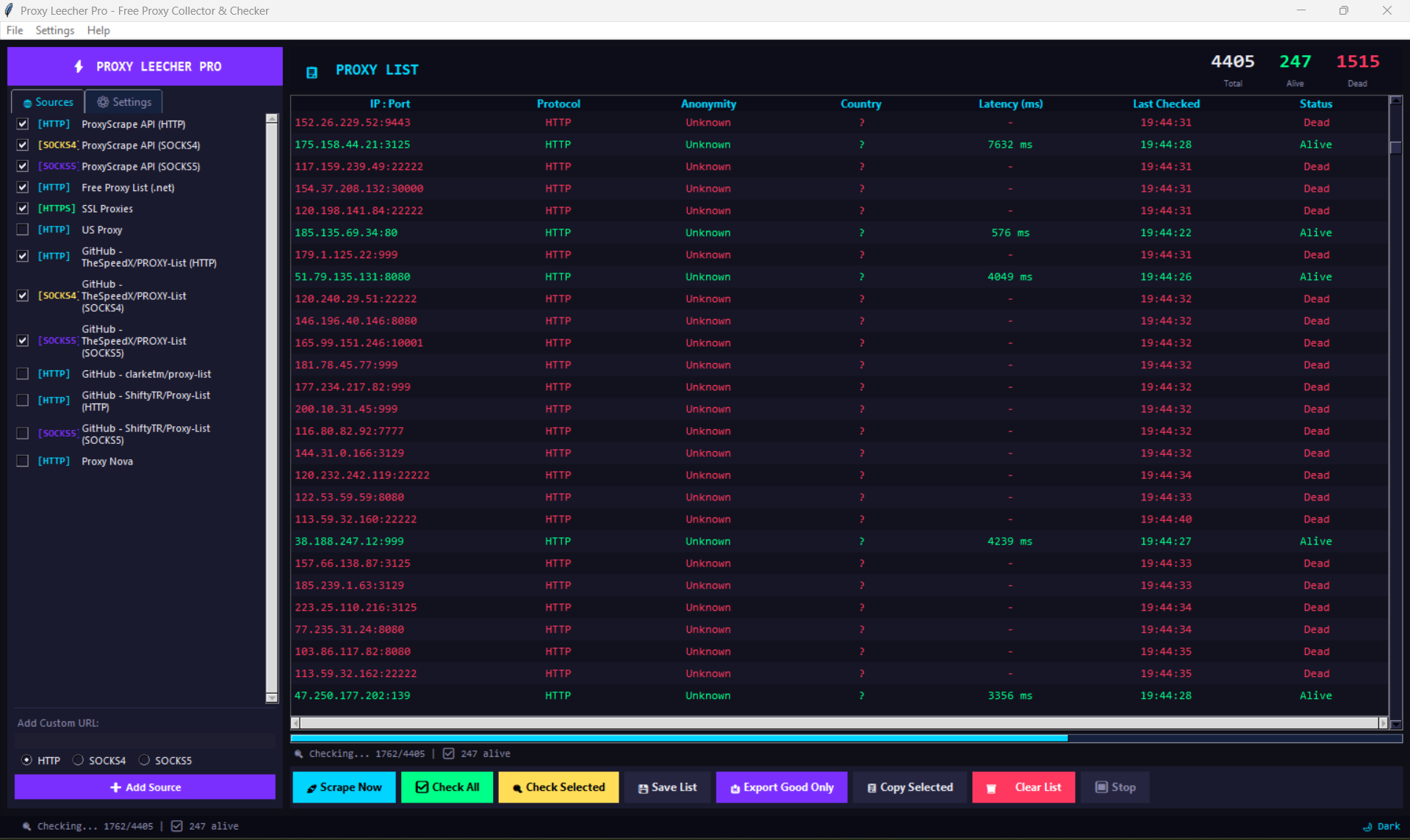  Share source tool Proxy Leecher Pro  - TapHoaDev